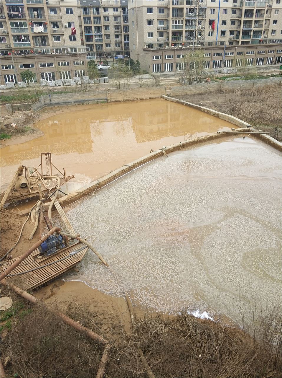 扎赉诺尔沉淀池淤泥清理-厂区废水池淤泥清淤